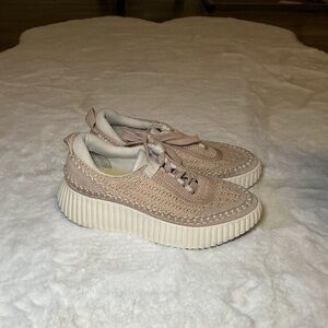 Dolce Vita Beige Platform Sneakers
